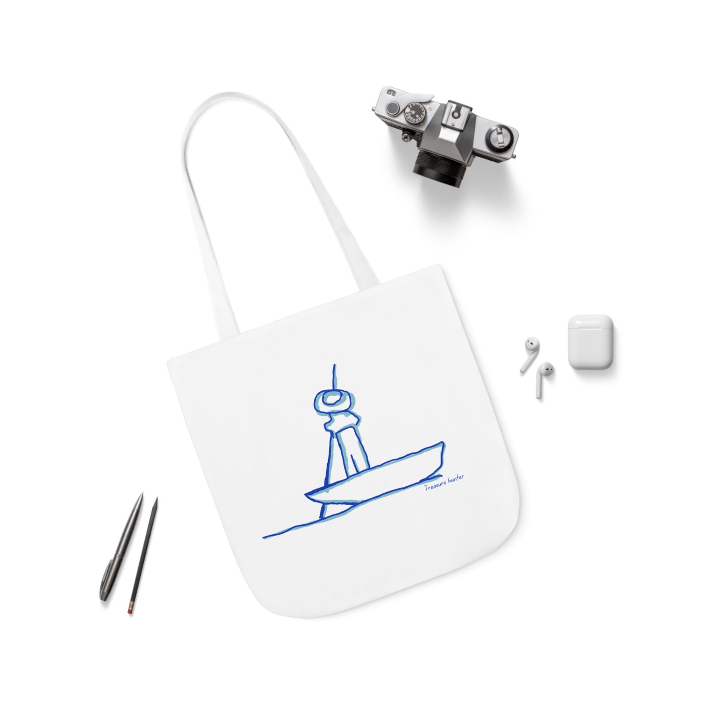 Treasure Hunter Canvas Tote